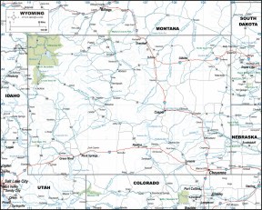 Download WYOMING MAP to print